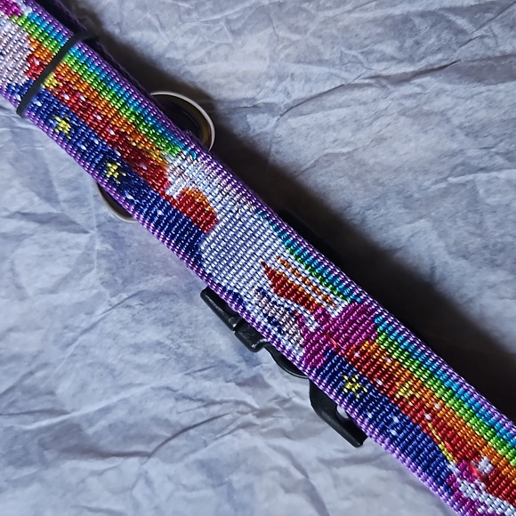 🦄 NWT Lupine Dog Collar Magic Unicorn ¾inch Microbatch NO LONGER AVAILABLE - Picture 4 of 5